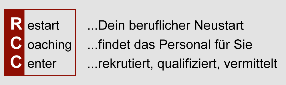 „RCC Restart Coaching Center“-Logo, zur Startseite